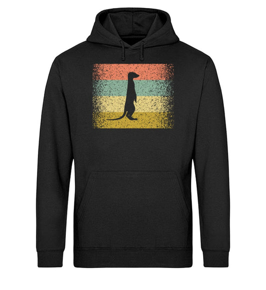 Ein Erdmännchen - Unisex Bio Hoodie Black XS 