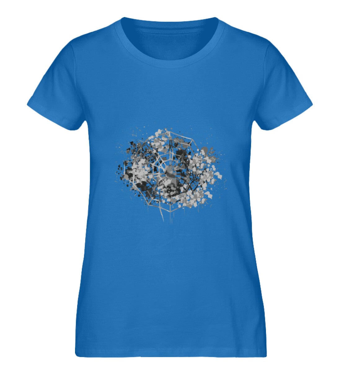 Spinnennetz in der Natur - Damen Premium Bio Shirt Royal Blue S 