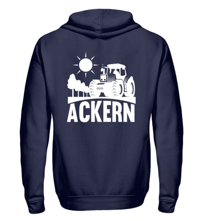 Ackern - Zip-Hoodie Navy S 