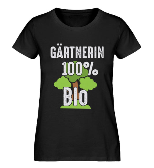 Gärtnerin 100% Bio - Damen Premium Bio Shirt Black XS 