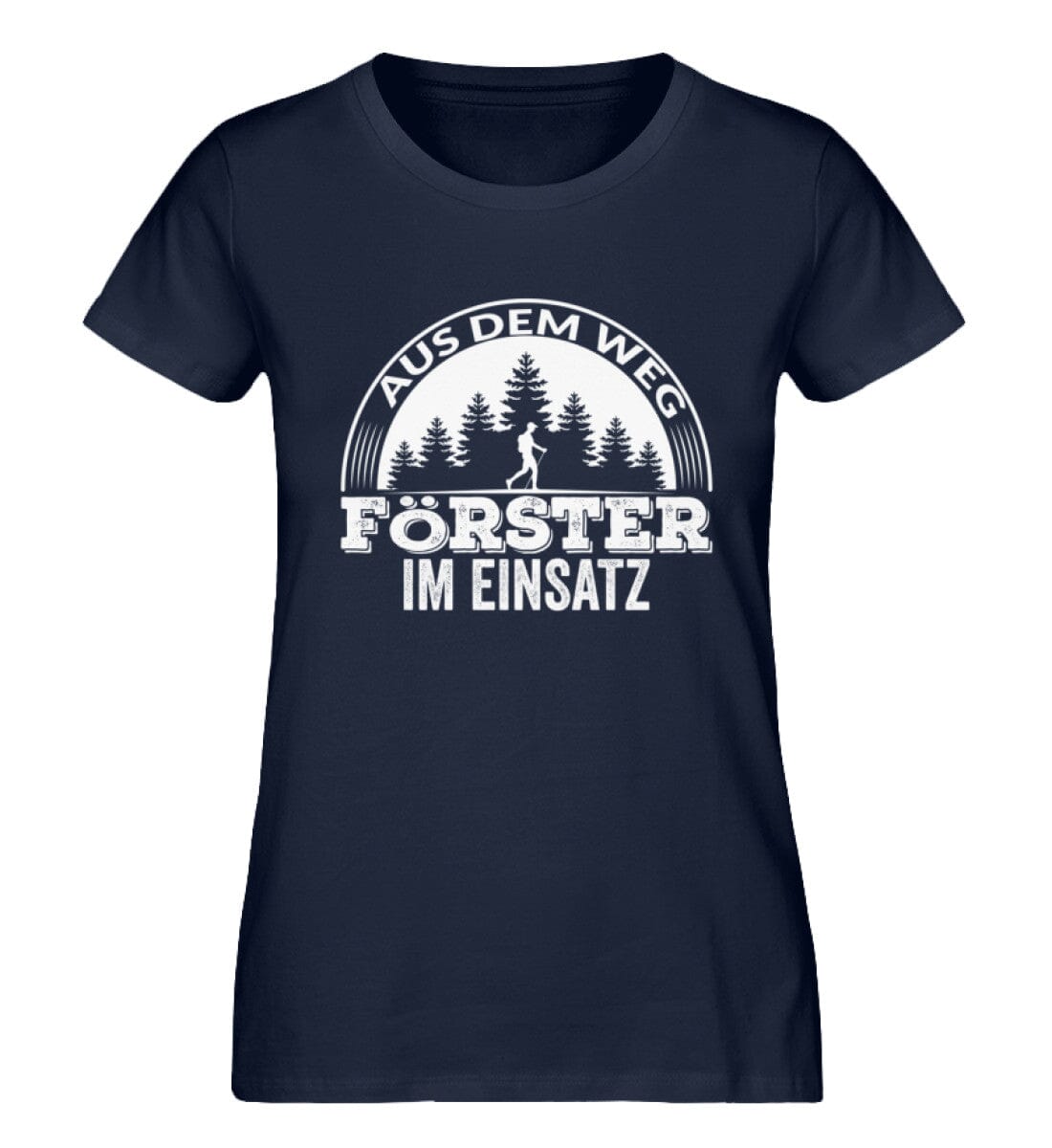 Förster im Einsatz - Damen Premium Bio Shirt French Navy S 