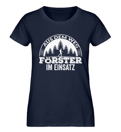 Förster im Einsatz - Damen Premium Bio Shirt French Navy S 