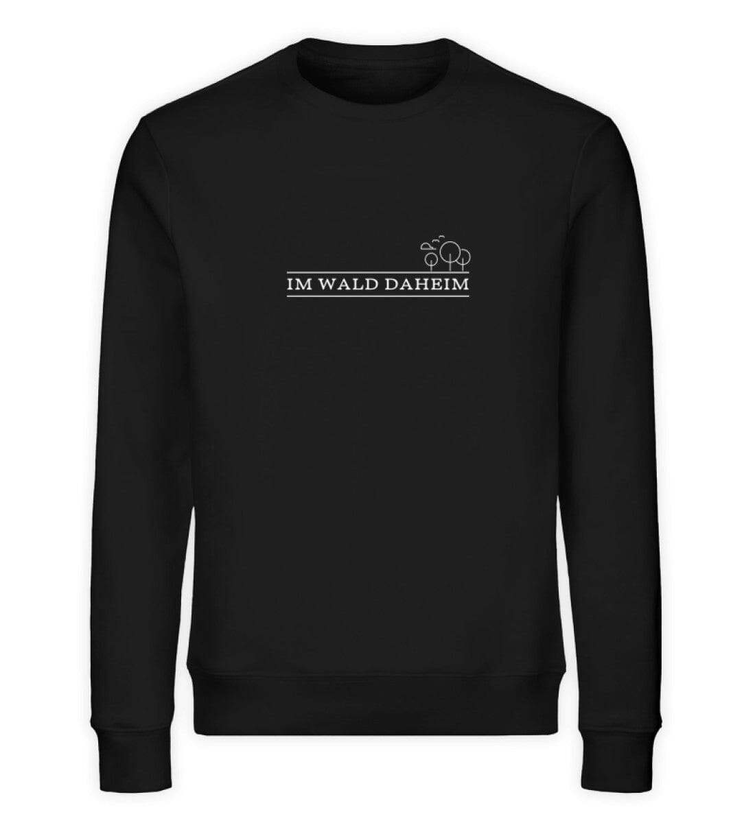 Im Wald daheim - Unisex Bio Sweatshirt Black XS 