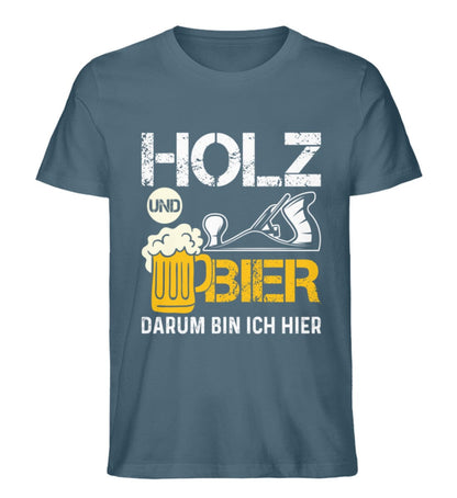 Holz und Bier - Unisex Premium Bio Shirt Stargazer S 