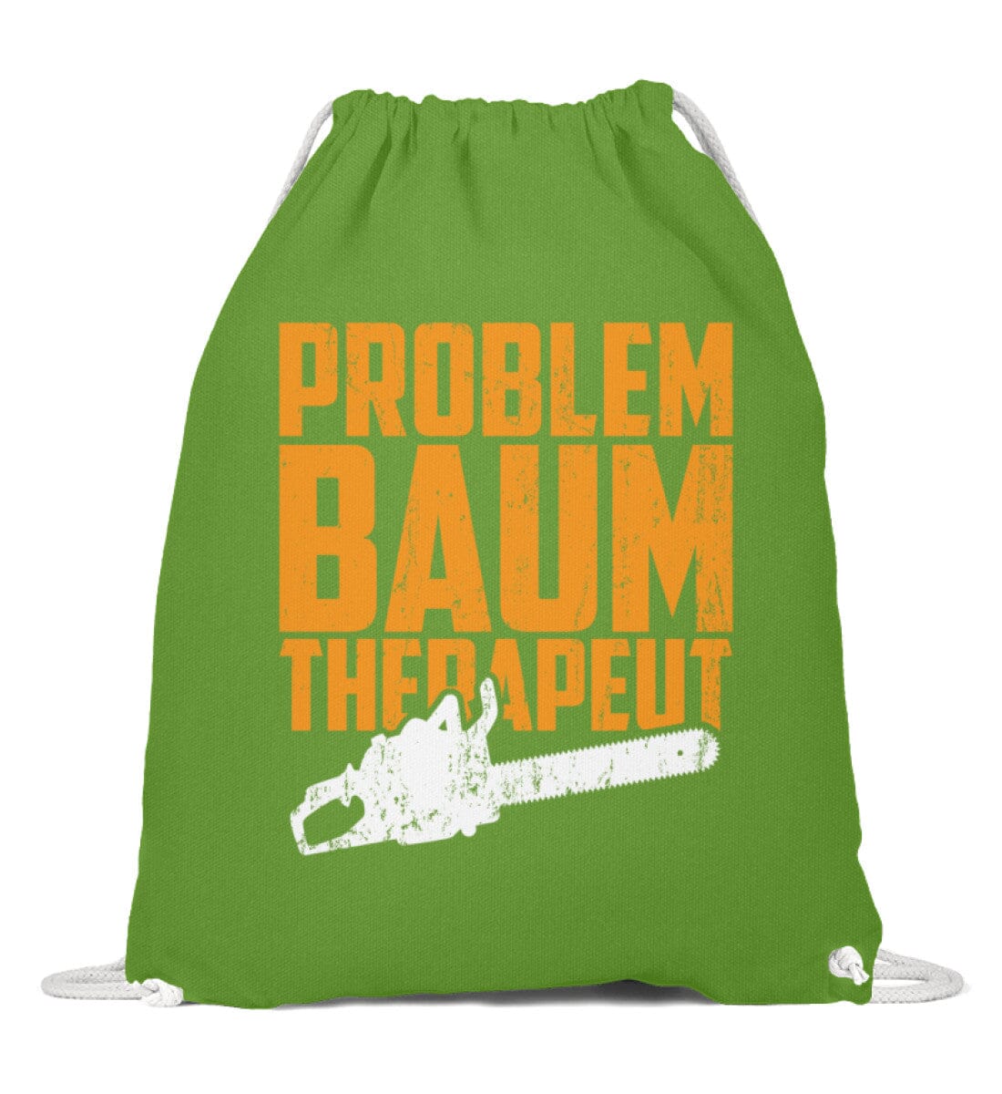 Problem Baum Therapeut - Baumwoll Gymsac LimeGreen 37cm-46cm 