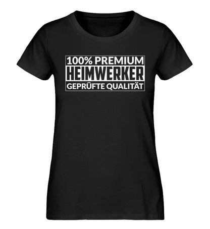 Premium Heimwerker - Damen Premium Bio Shirt Black XS 