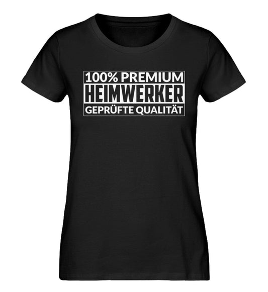 Premium Heimwerker - Damen Premium Bio Shirt Black XS 