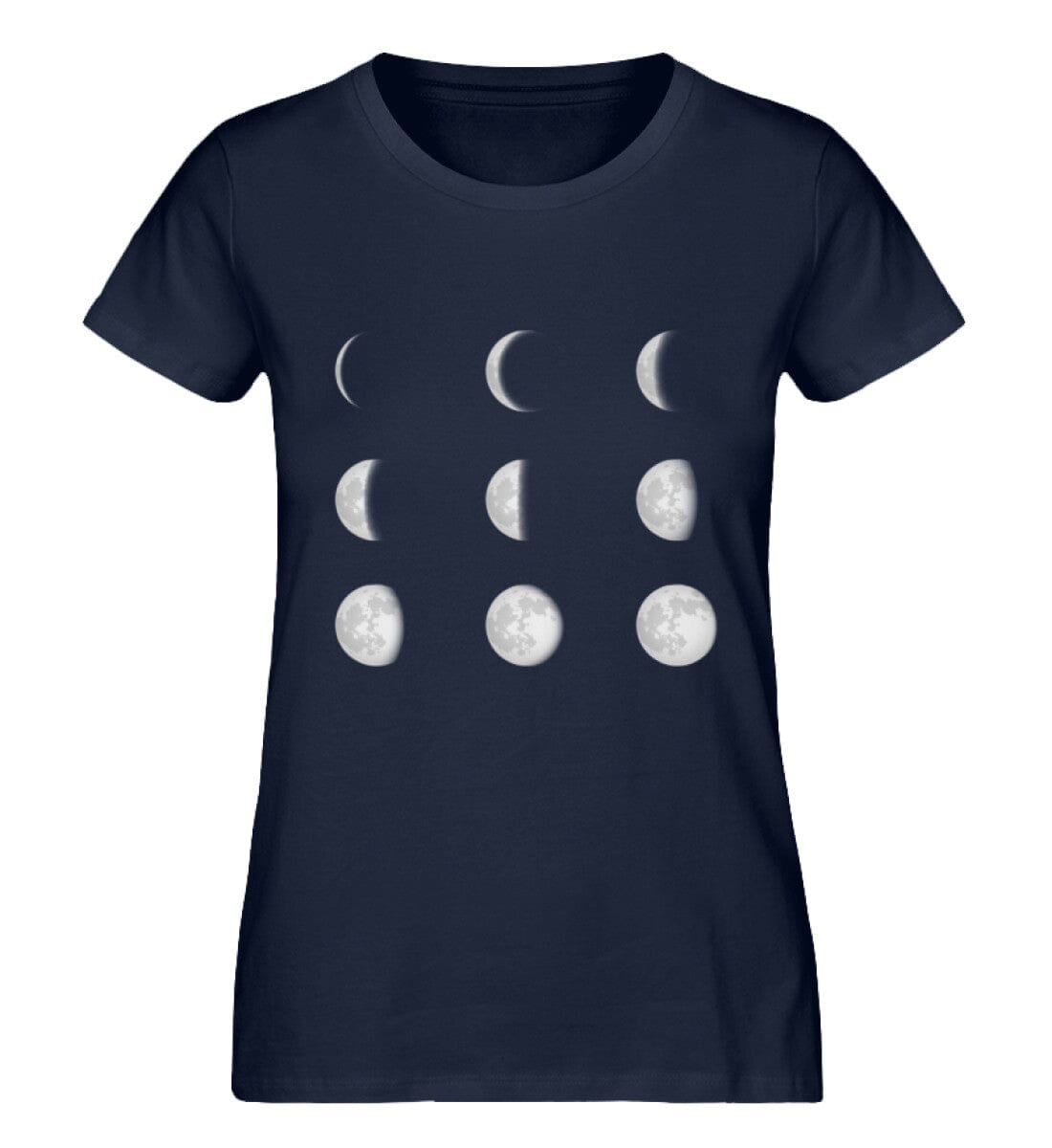 Die Mondphasen - Damen Premium Bio Shirt French Navy S 