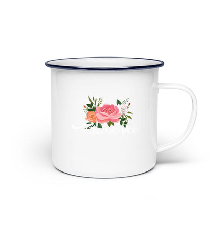 Blumenfee - Emaille Tasse 