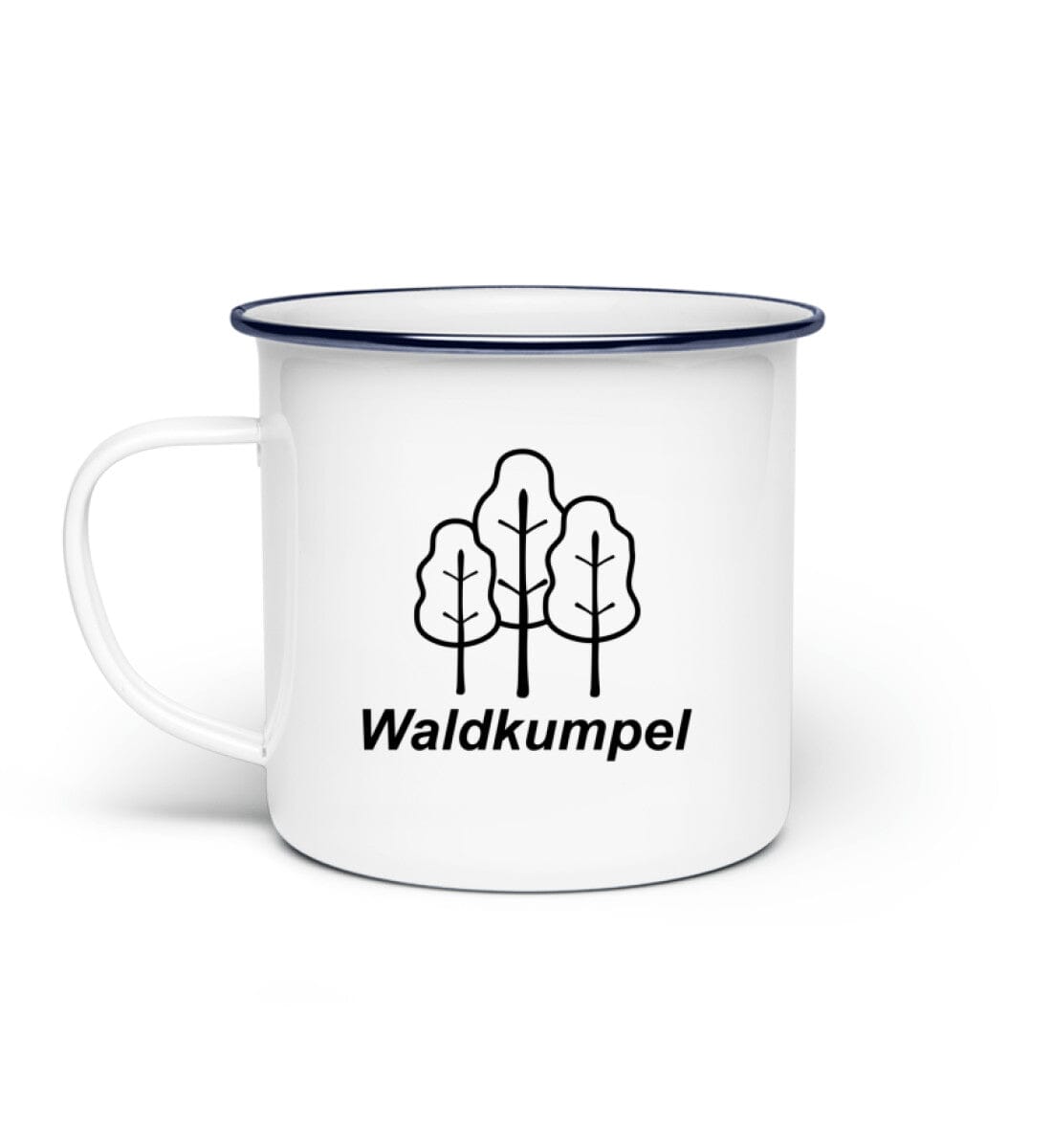 Der Wald Kumpel Bäume - Emaille Tasse White Einheitsgröße 