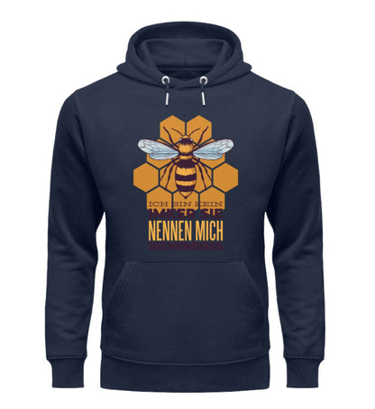 Ich bin der Bienenboss - Unisex Premium Bio Hoodie French Navy S 