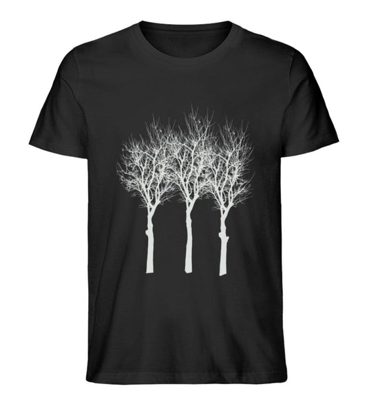 Bäume - Unisex Premium Bio Shirt Black S 