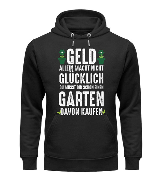 Du musst dir einen Garten kaufen - Unisex Premium Bio Hoodie Black XS 