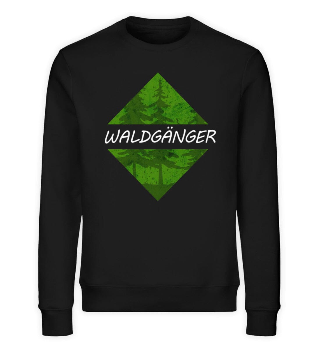 Der Waldgänger - Unisex Bio Sweatshirt Black XS 