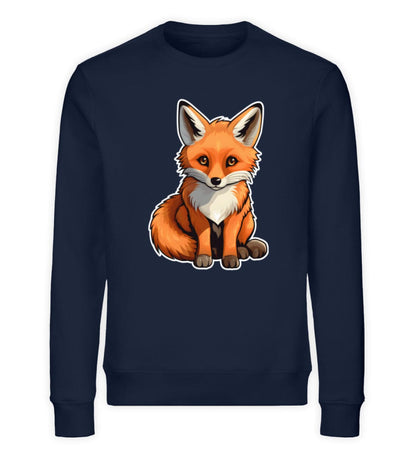 Ein kleiner Fuchs - Unisex Bio Sweatshirt French Navy XS 