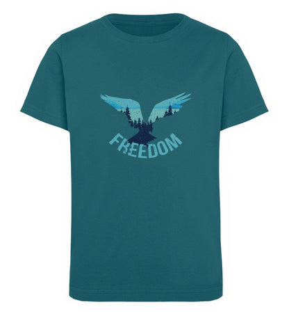 FREEDOM BIRD - Kinder Bio Shirt Ocean Depth 12/14 (152/164) 