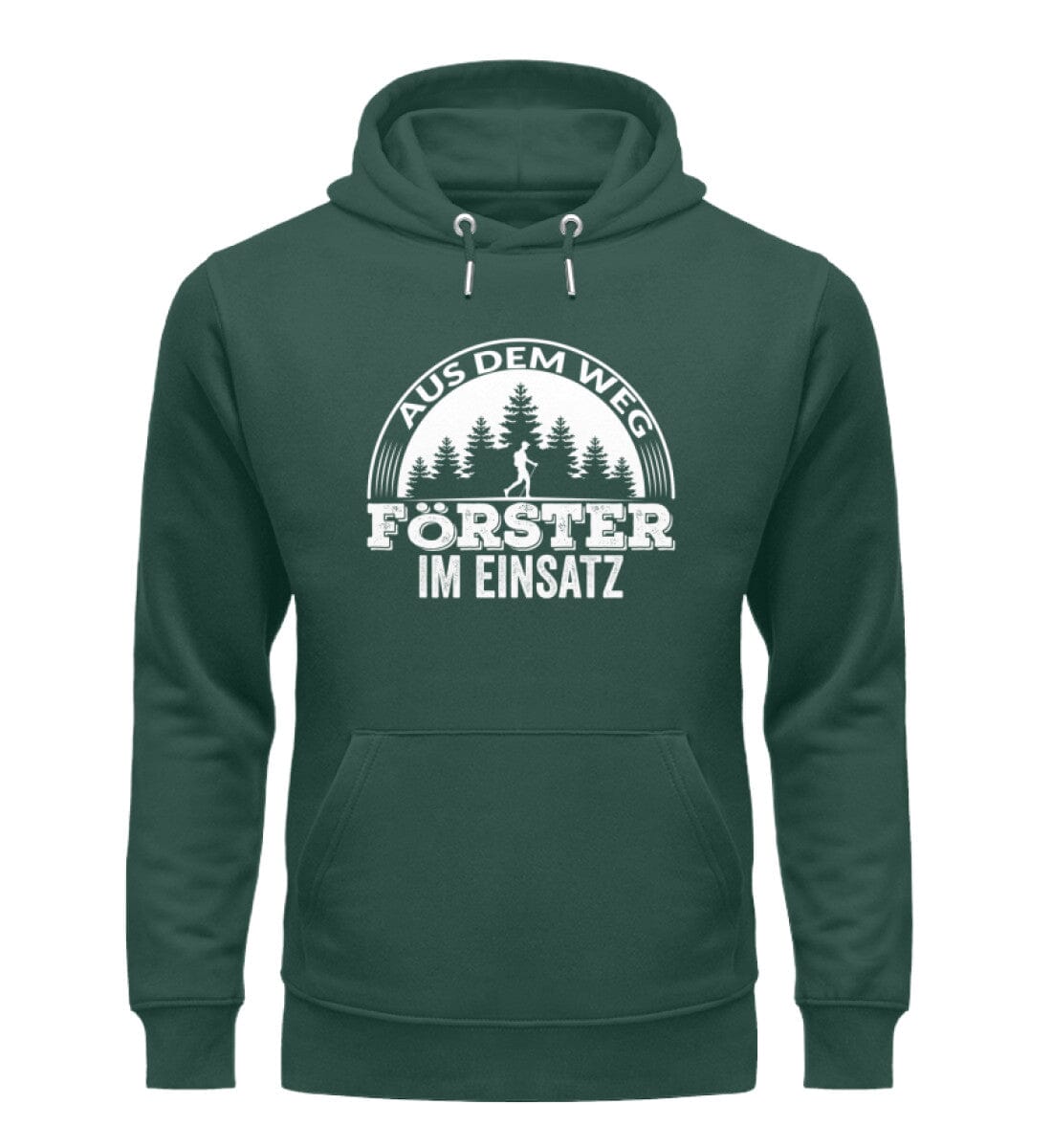 Förster im Einsatz - Unisex Premium Bio Hoodie Glazed Green S 