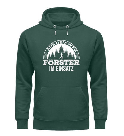 Förster im Einsatz - Unisex Premium Bio Hoodie Glazed Green S 