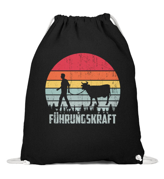 Führungskraft - Baumwoll Gymsac Black 37cm-46cm 