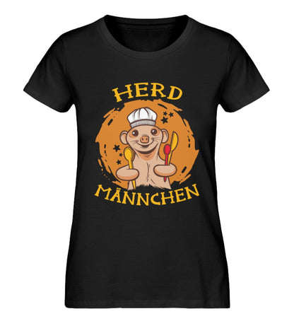 Herd Männchen - Damen Premium Bio Shirt Black XS 