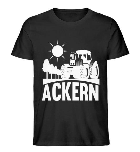 Ackern - Unisex Premium Bio Shirt Black S 