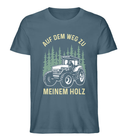 Auf dem Weg zum Holz - Unisex Premium Bio Shirt Stargazer S 