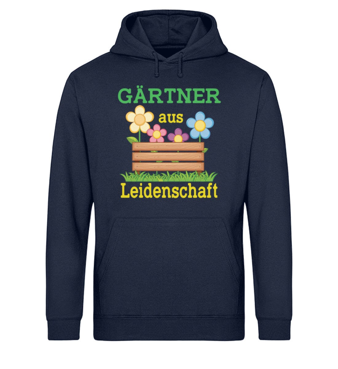 Gärtner aus Leidenschaft - Unisex Bio Hoodie French Navy XS 