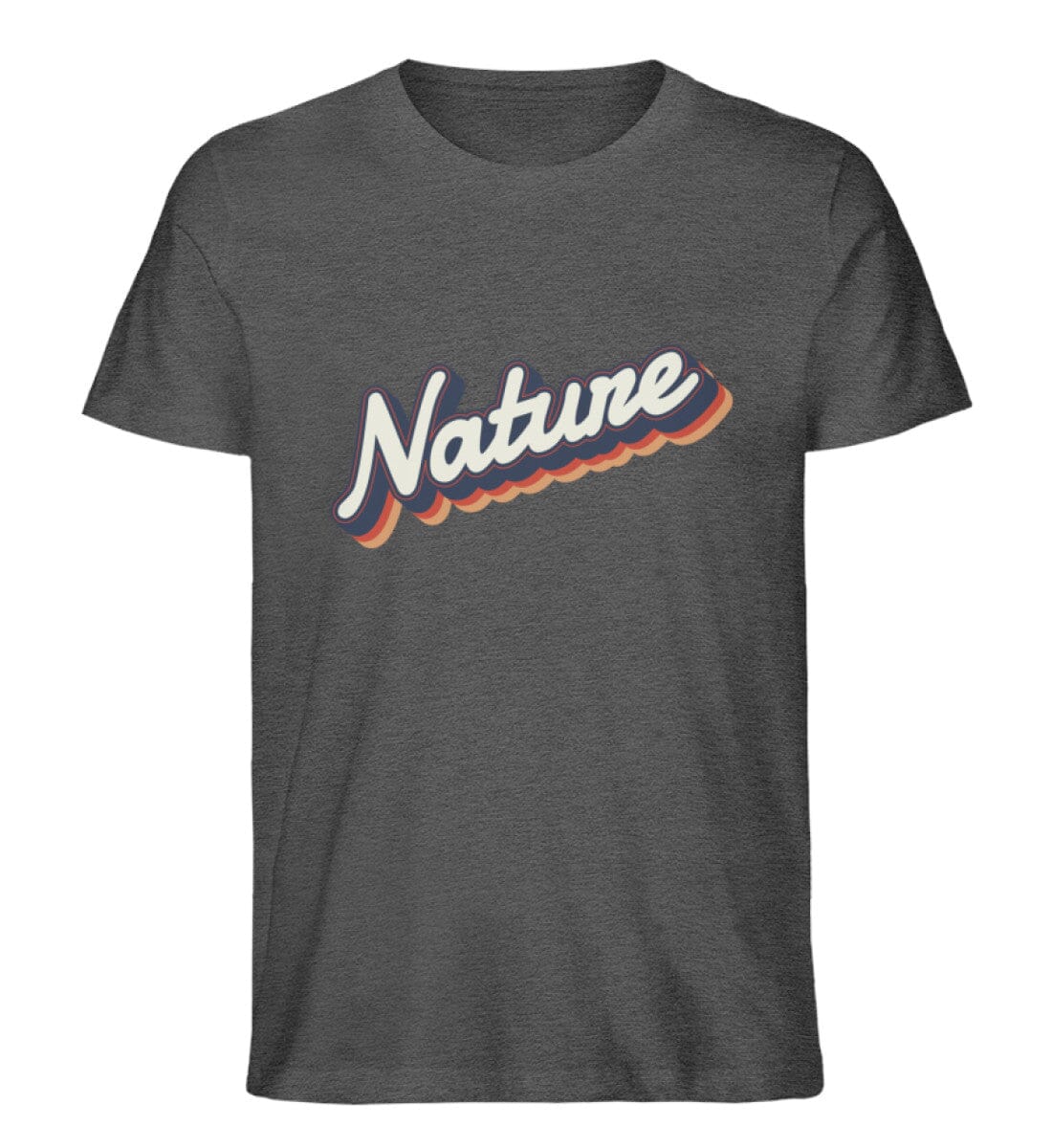 Nature - Unisex Premium Bio Shirt Dark Heather Grey S 