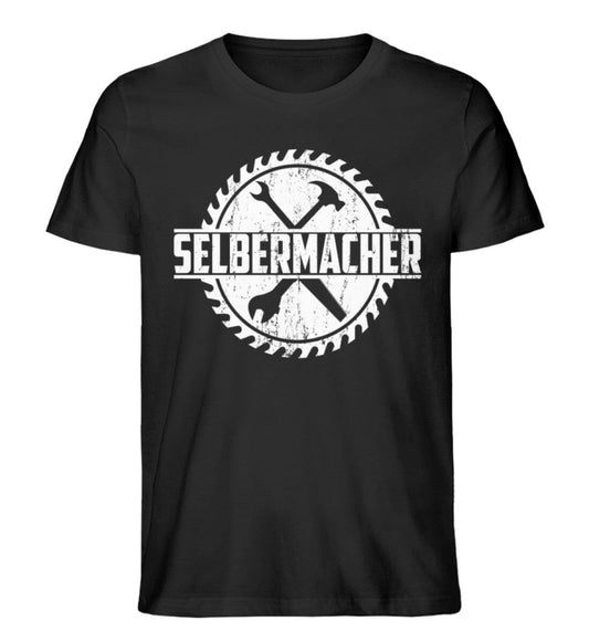 Selbermacher und Heimwerker - Unisex Premium Bio Shirt Black XS 